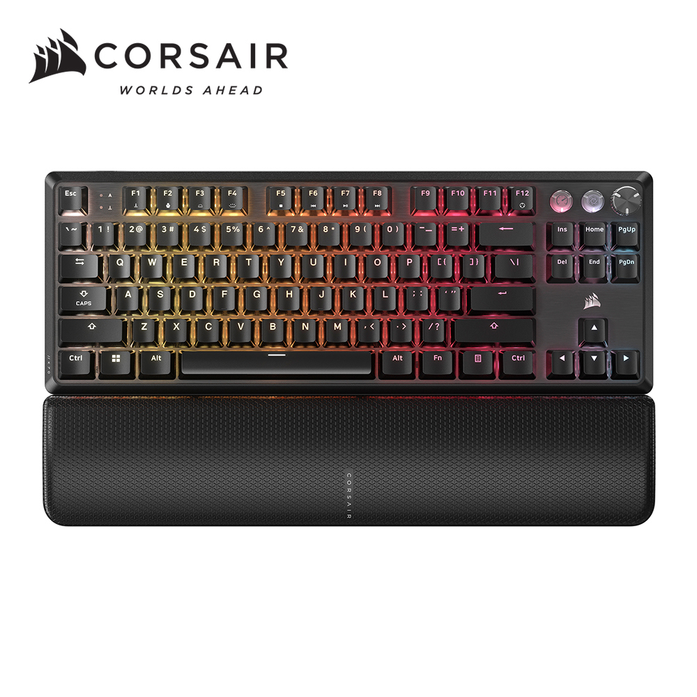 CORSAIR 海盜船K70 PRO磁軸RGB TKL 英文鍵盤