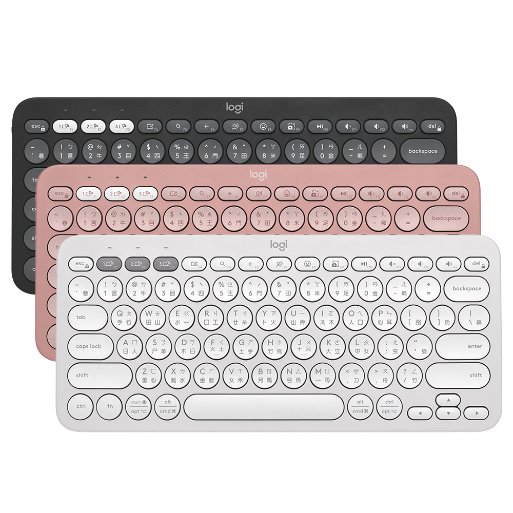 Logitech 羅技Pebble Keys 2 K380s 跨平台藍牙鍵盤