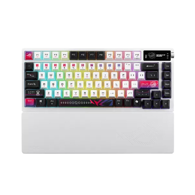 ASUS ROG 華碩Azoth X 無線三模電競鍵盤[NX X-SM軸/X-Snow軸/PBT中文]